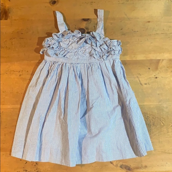 Ralph Lauren Girls Classic Ruffle Dress - Picture 1 of 2